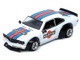 Mazda RX 3 Savanna RHD Right Hand Drive Martini Racing Livery White with Red and Blue Stripes 1/64 Diecast Model Car Inno Models IN64-RX3-MTN