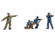 Level 1 Model Kit WWII RAF Ground Crew Figure and Accessory Set 1/48 Plastic Model Kit Airfix A04702