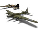 Level 3 Model Kit Boeing B 17G Fortress Mk III Aircraft with 2 Scheme Options 1/72 Plastic Model Kit Airfix A08018A