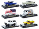Auto Thentics 6 piece Set Release 99 IN DISPLAY CASES Limited Edition 1/64 Diecast Model Cars M2 Machines 32500-99