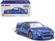 Nissan Skyline GT R R34 SHINJUKU V2 Aero RHD Right Hand Drive Blue Metallic Designed by Jun Imai Kaido House Special 1/64 Diecast Model Car Mini GT KHMG158