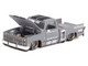 Chevrolet Silverado KAIDO V2 Pickup Truck #11 Gray with Black Stripes Designed by Jun Imai Kaido House Special 1/64 Diecast Model Car Mini GT KHMG160