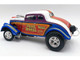 1933 Gasser Prock & Howell F Troop Blue and White with Stripes Limited Edition to 348 pieces Worldwide 1/18 Diecast Model Car ACME A1800933