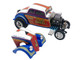 1933 Gasser Prock & Howell F Troop Blue and White with Stripes Limited Edition to 348 pieces Worldwide 1/18 Diecast Model Car ACME A1800933
