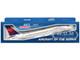 Embraer ERJ175 Commercial Aircraft Delta Connection White Blue Red Tail Snap-Fit 1/100 Plastic Model Skymarks SKR814