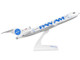 Boeing 727-200 Commercial Aircraft Pan American Airways Clipper Charmer N4734 White Blue Graphics Snap-Fit 1/150 plastic model Skymarks SKR1066