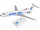 Boeing 727-200 Commercial Aircraft Pan American Airways Clipper Charmer N4734 White Blue Graphics Snap-Fit 1/150 plastic model Skymarks SKR1066