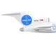 Boeing 727-200 Commercial Aircraft Pan American Airways Clipper Charmer N4734 White Blue Graphics Snap-Fit 1/150 plastic model Skymarks SKR1066