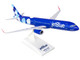 Airbus A321 Commercial Aircraft JetBlue Baloons Livery N957JB Blue Graphics Snap-Fit 1/150 Plastic Model Skymarks SKR1187