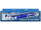 Airbus A321 Commercial Aircraft JetBlue Baloons Livery N957JB Blue Graphics Snap-Fit 1/150 Plastic Model Skymarks SKR1187
