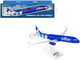 Airbus A321 Commercial Aircraft JetBlue Baloons Livery N957JB Blue Graphics Snap-Fit 1/150 Plastic Model Skymarks SKR1187