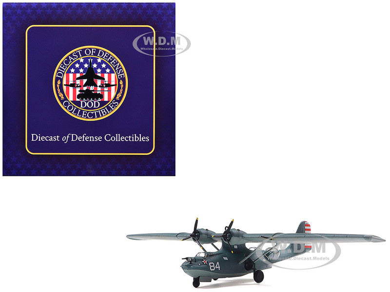 Consolidated PBY 5A Catalina Aircraft United States Navy 1/144 Diecast Model Diecast of Defense DOD31561