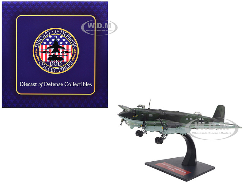 Focke Wulf Fw 200C 4 Condor Aircraft German Luftwaffe 1/144 Diecast Model Diecast of Defense DOD31562
