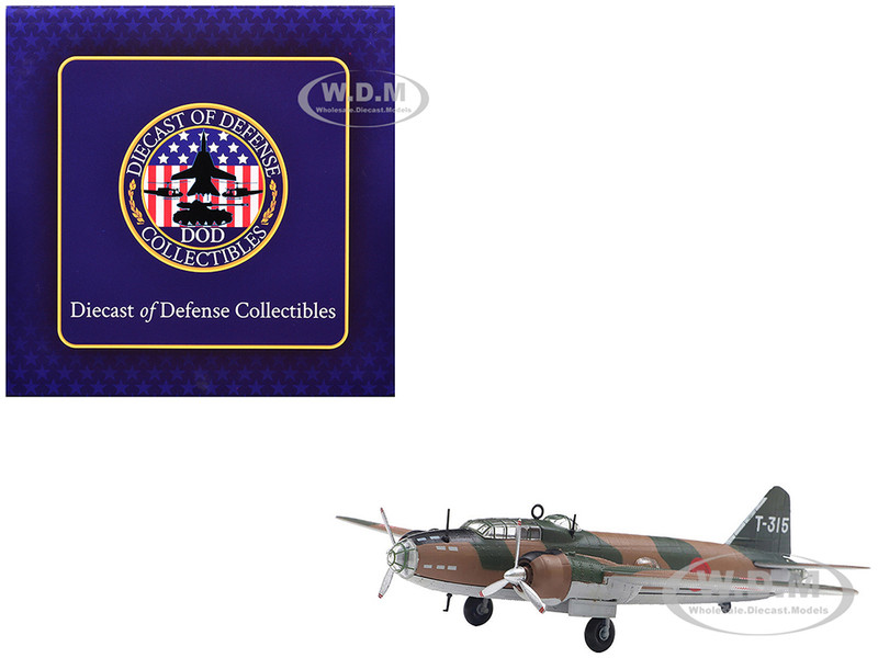 Mitsubishi G4M1 Type 1 Aircraft Imperial Japanese Navy 1/144 Diecast Model Diecast of Defense DOD31563