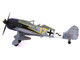 Focke Wulf Fw 190A Aircraft Yellow 17 24 Victory Ace Willi Unger 12 JG 3 Udet Germany 1944 German Luftwaffe 1/72 Diecast Model Airplane Legion LEG-14620LD