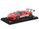 2023 Ferrari 296 Challenge #32 Launch Version Red with White Stripes with DISPLAY CASE Limited Edition to 296 pieces Worldwide 1/18 Model Car BBR P18242