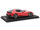 Ferrari 12Cilindri Rosso Imola Red with Black Top with DISPLAY CASE Limited Edition to 200 pieces Worldwide 1/18 Model Car BBR P18248F