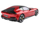 Ferrari 12Cilindri Rosso Imola Red with Black Top with DISPLAY CASE Limited Edition to 200 pieces Worldwide 1/18 Model Car BBR P18248F