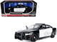 2023 Dodge Charger Pursuit Police Car Black and White Law Enforcement and Public Service Series 1/24 Diecast Model Car Motormax 76996BKWH