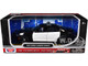 2023 Dodge Charger Pursuit Police Car Black and White Law Enforcement and Public Service Series 1/24 Diecast Model Car Motormax 76996BKWH