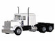 Peterbilt Long Tractor White 1/87 (HO) Plastic Model Car Promotex 025284W