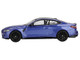 BMW M4 Competition Portimao Blue Metallic with Carbon Top Limited Edition 1/64 Diecast Model Car Mini GT MGT00845