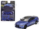 BMW M4 Competition Portimao Blue Metallic with Carbon Top Limited Edition 1/64 Diecast Model Car Mini GT MGT00845