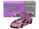 Lamborghini Countach LPI 800 4 Viola 30th Metallic Limited Edition 1/64 Diecast Model Car Mini GT MGT00865