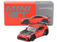 Toyota GR86 LB Nation Liberty Walk Red with Carbon Hood Limited Edition 1/64 Diecast Model Car Mini GT MGT00885