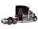 2010 International Lonestar Truck Tractor Black with Silver Stripes 1/64 Diecast Model IXO Models 64TR009A