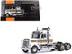 2012 Freightliner Coronado Truck Tractor White with Gold Stripes 1/43 Diecast Model IXO Models TR21022