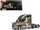 2018 Freightliner Cascadia Truck Tractor Gray Metallic with Stripes 1/43 Diecast Model IXO Models TR21122
