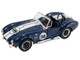 Shelby Cobra 427 S C #98 Blue Metallic with White Stripes Shelby Collectibles Series 1/64 Diecast Model Car ACME SC-705-98