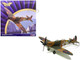 Supermarine Spitfire T 9 Aircraft SM520 Spitfires com Goodwood Aerodrome British Royal Air Force The Aviation Archive Series 1/72 Diecast Model Corgi AA29203