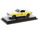 1966 Ford Mustang 2+2 GT #57 Shell Oil White with Yellow Stripes Limited Edition to 5650 pieces Worldwide 1/24 Diecast Model Car M2 Machines 40300-133A
