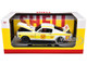 1966 Ford Mustang 2+2 GT #57 Shell Oil White with Yellow Stripes Limited Edition to 5650 pieces Worldwide 1/24 Diecast Model Car M2 Machines 40300-133A