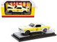 1966 Ford Mustang 2+2 GT #57 Shell Oil White with Yellow Stripes Limited Edition to 5650 pieces Worldwide 1/24 Diecast Model Car M2 Machines 40300-133A