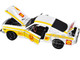 1966 Ford Mustang 2+2 GT #57 Shell Oil White with Yellow Stripes Limited Edition to 5650 pieces Worldwide 1/24 Diecast Model Car M2 Machines 40300-133A