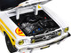 1966 Ford Mustang 2+2 GT #57 Shell Oil White with Yellow Stripes Limited Edition to 5650 pieces Worldwide 1/24 Diecast Model Car M2 Machines 40300-133A
