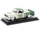 1973 Chevrolet Cheyenne 10 Pickup Truck Quaker State Beige and Green Limited Edition to 9600 pieces Worldwide 1/24 Diecast Model Car M2 Machines 40300-133B