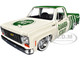 1973 Chevrolet Cheyenne 10 Pickup Truck Quaker State Beige and Green Limited Edition to 9600 pieces Worldwide 1/24 Diecast Model Car M2 Machines 40300-133B
