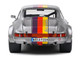 1973 Porsche 911 RSR Kremer Silver Metallic with Stripes 1/18 Diecast Model Car Solido S1801120