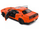 2023 Dodge Challenger R T Scat Pack Widebody #01 Hazzard Tribute Orange 1/18 Diecast Model Car Solido S1805713