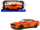 2023 Dodge Challenger R T Scat Pack Widebody #01 Hazzard Tribute Orange 1/18 Diecast Model Car Solido S1805713