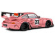2020 RWB Bodykit #23 Pink Pig Pink with Graphics 1/18 Diecast Model Car Solido S1808503