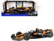 McLaren MCL38 #81 Oscar Piastri OKX Formula One F1 Australian GP 2024 Competition Series 1/18 Diecast Model Car Solido S1814202
