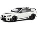 2023 BMW M2 M Performance G87 Alpine White with Black Top 1/43 Diecast Model Car Solido S4314603
