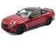 2023 BMW M4 Competition G82 Imola Red with Black Top 1/43 Diecast Model Car Solido S4316001