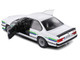 1984 BMW Alpina B7 Turbo E24 White with Blue and Green Graphics 1/18 Diecast Model Car Solido S1810303