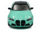 2023 BMW M4 Competition G82 Mint Green with Black Top 1/43 Diecast Model Car Solido S4316002